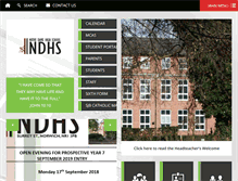 Tablet Screenshot of ndhs.org.uk